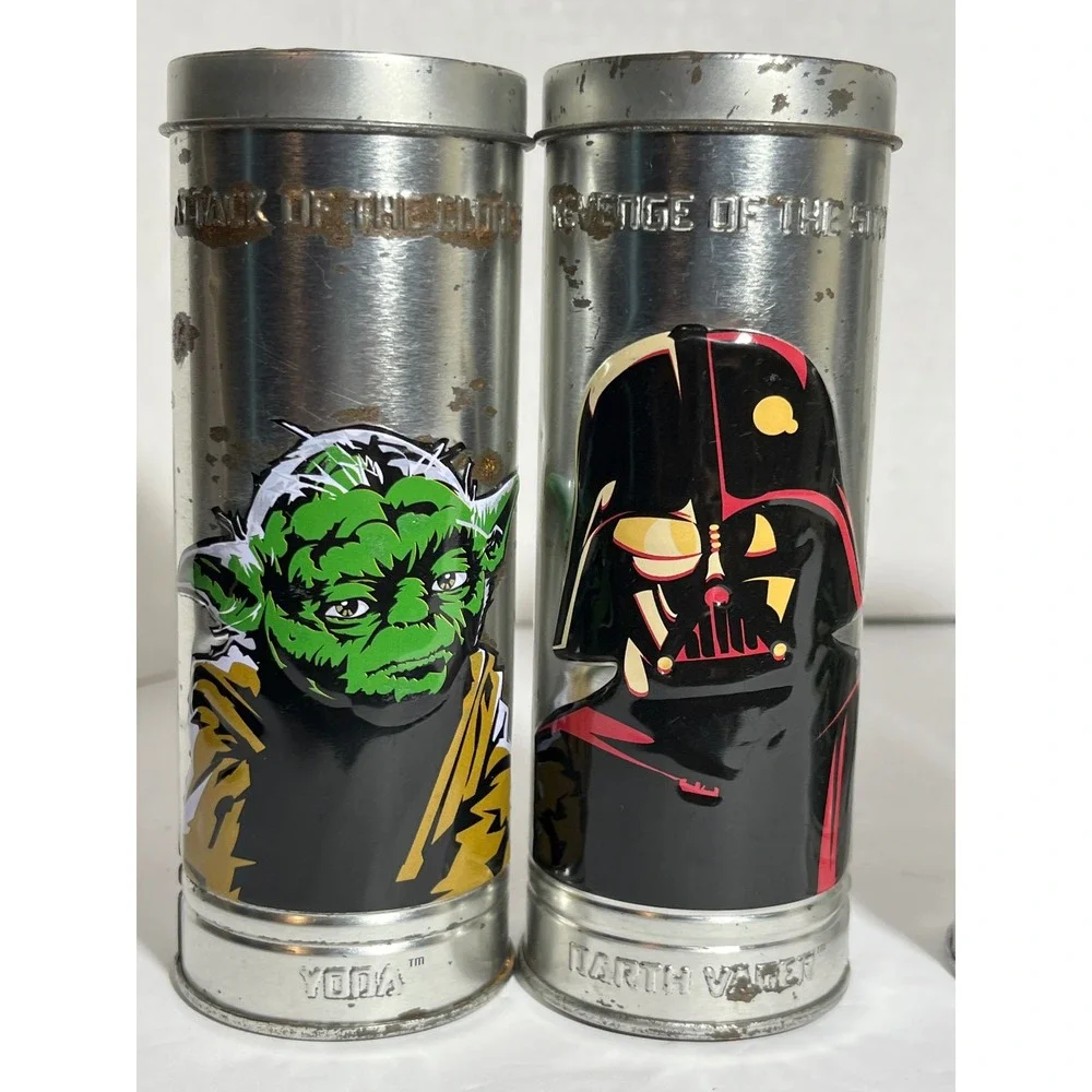 Star Wars 2005 Star Wars Collectables Canisters (empty) Burger King Lot of 5